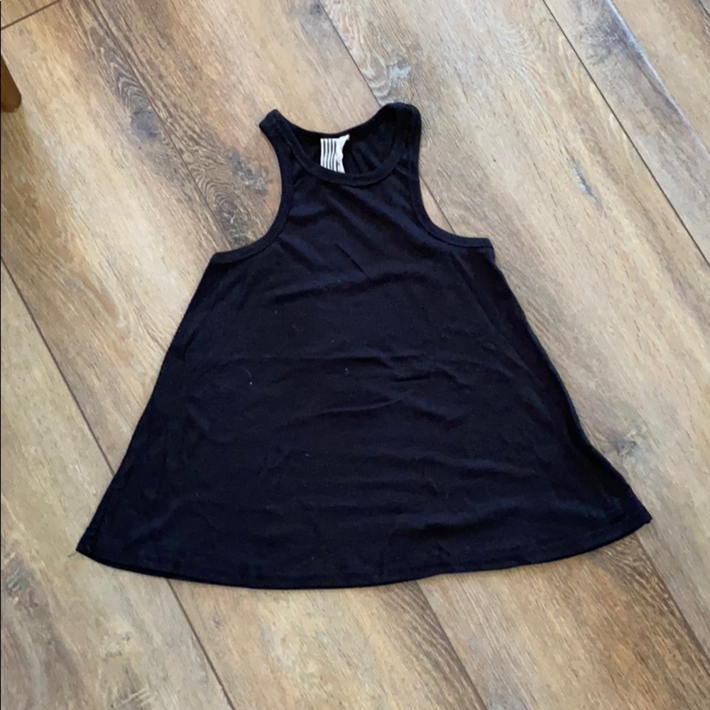 Free people black halter tank